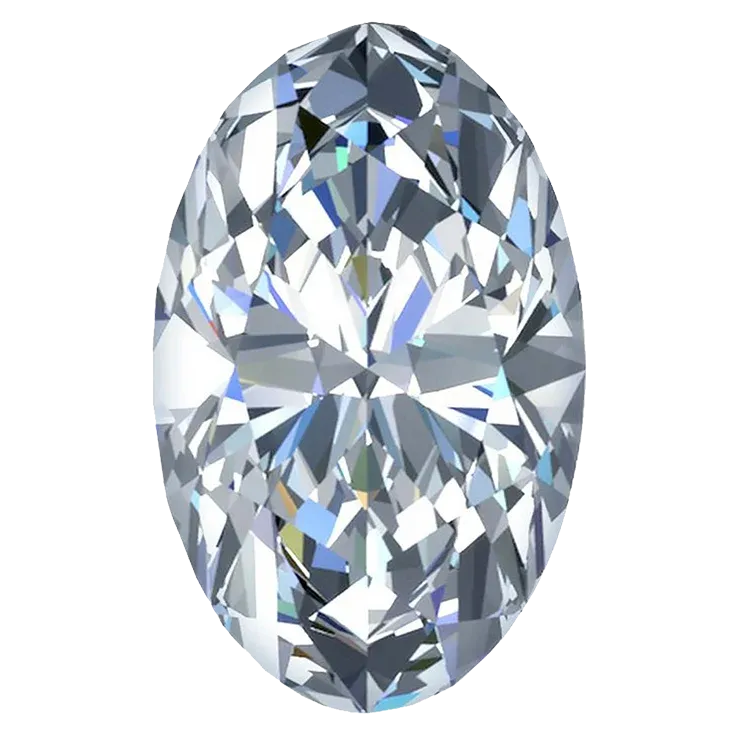 0.71 carat oval cut loose diamond