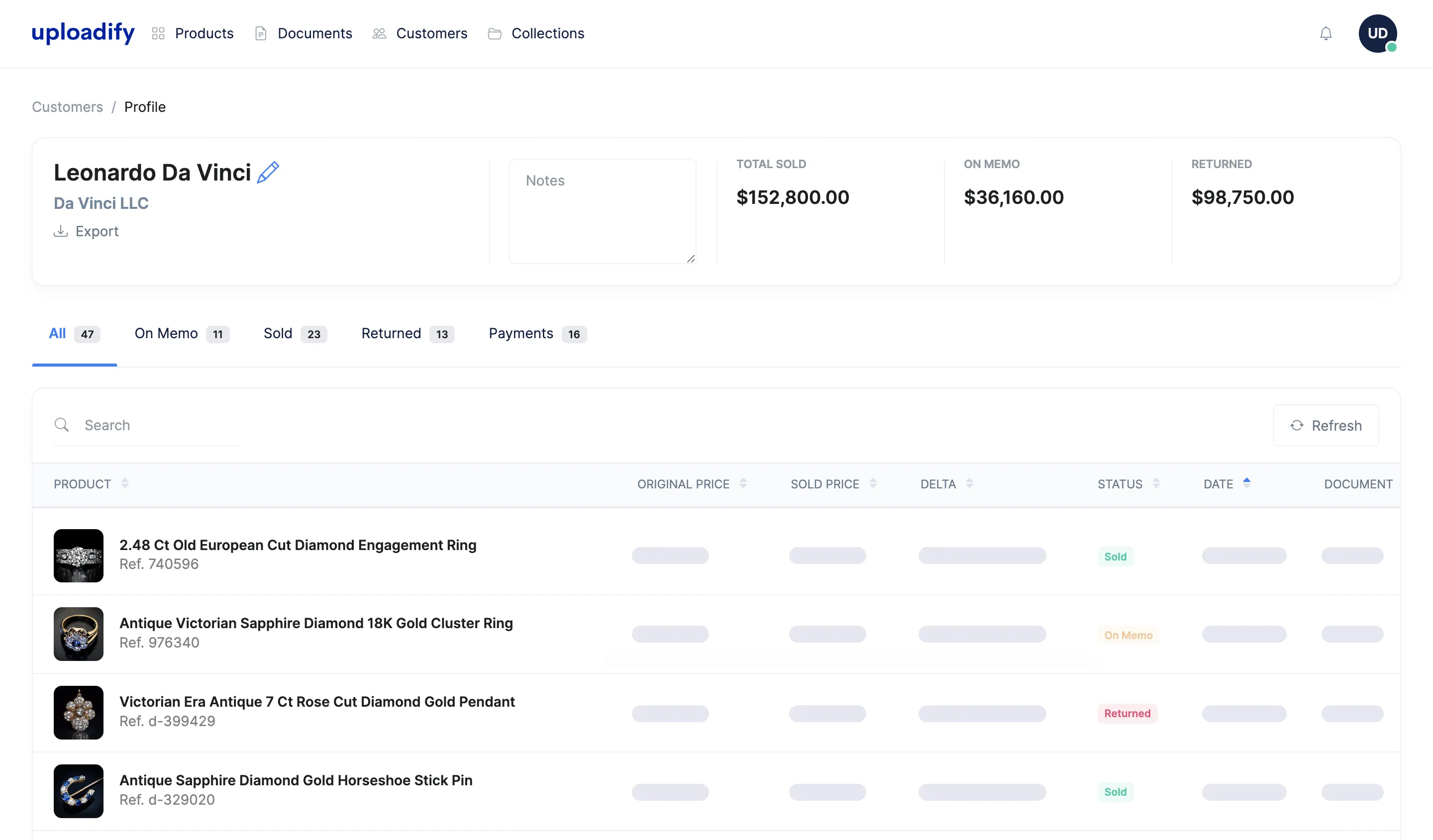With Uploadify you can easily manage all of your customer information and track all the business you do with them.